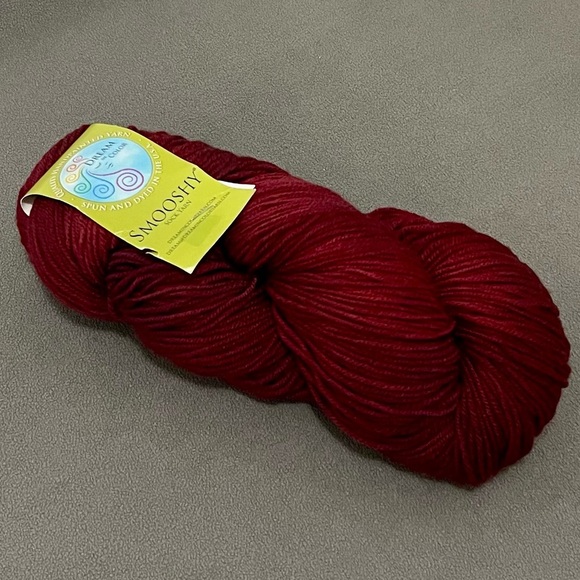 Dream in Color Smooshy Yarn in Deep Red - Picture 2 of 5